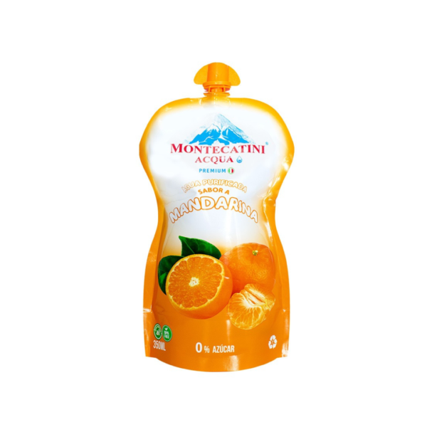 Aqua Sabor Mandarina Premium (Doy pack) - (Pack 6 Unidades). - Imagen 2