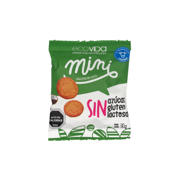Mini Sin Gluten Coco - (Pack 6 Unidades). - Imagen 2