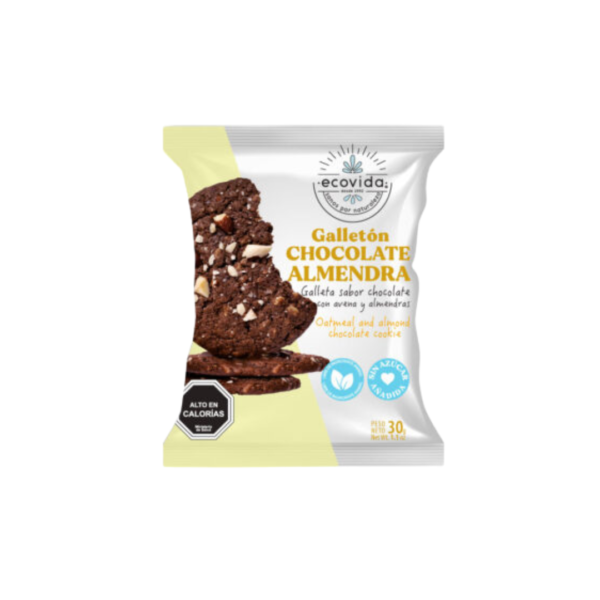 Galletón Chocolate/Almendra - (Pack 6 Unidades). - Imagen 2